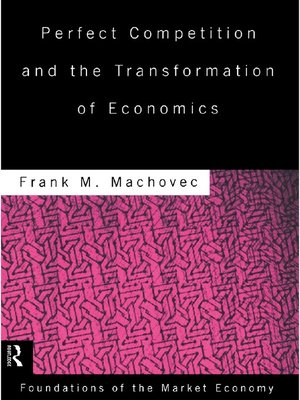 cover image of Perfect Competition and the Transformation of Economics